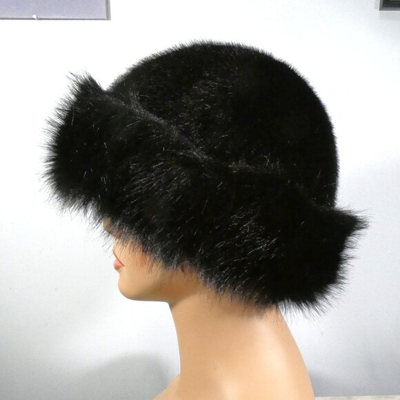 Elegant! Fabuloubs Fashionable Faux Fur Black Warm Hat main image 11